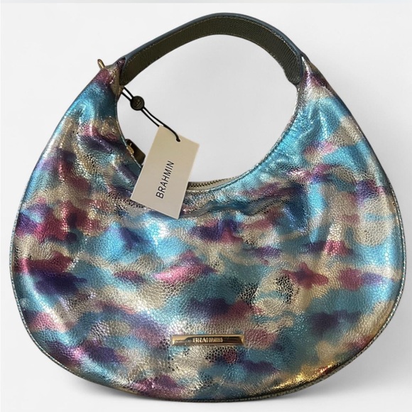 Brahmin Shimmering Multicolor Shoulder Bag Durango hobo bag new with tags - Picture 2 of 7